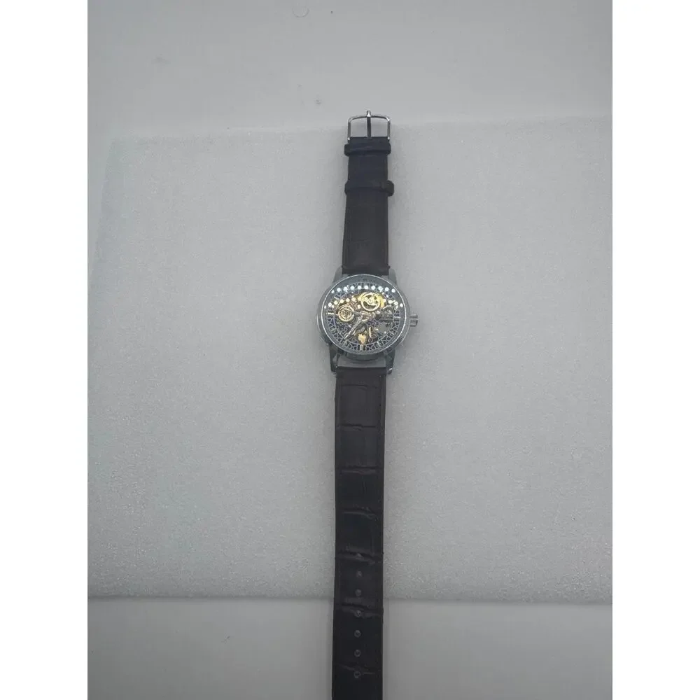 Men’s CJIABA GK1015 Watch With Leather Band